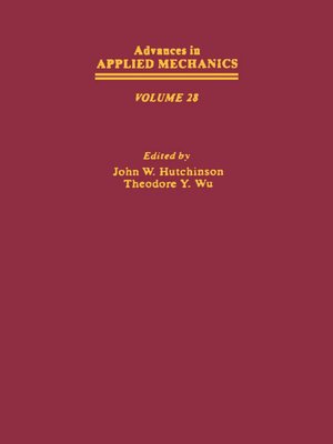 cover image of Advances in Applied Mechanics
